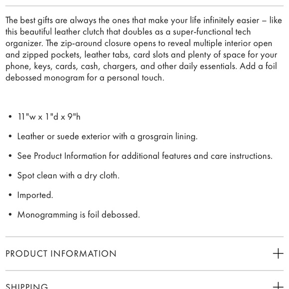 Mark & Graham $129 Commute Clutch in blush - Picture 2 of 9